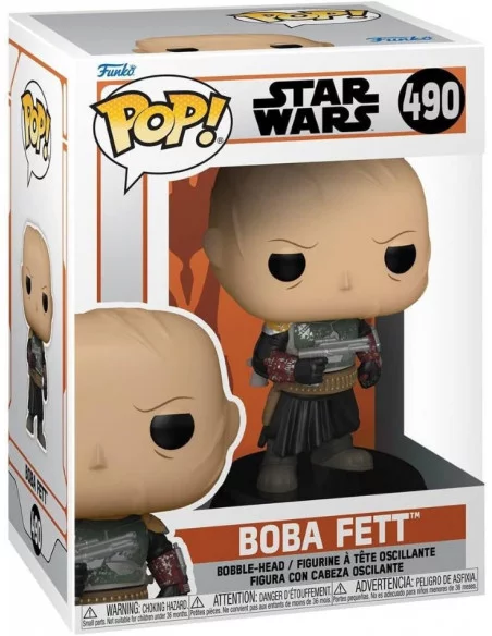 es::Star Wars Mandalorian Funko POP! Boba Fett w/o helmet Exclusive 9 cm