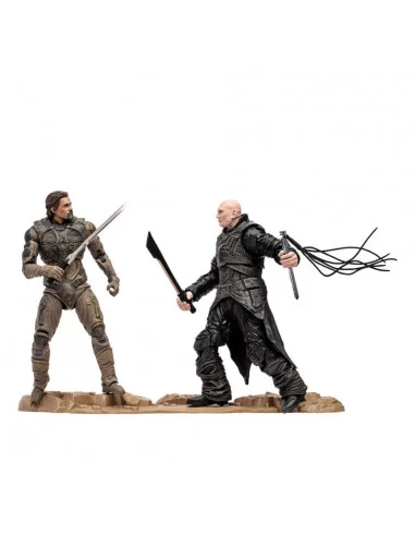 es::Dune: Parte dos Pack de 2 Figuras Gurney Halleck & Rabban 18 cm