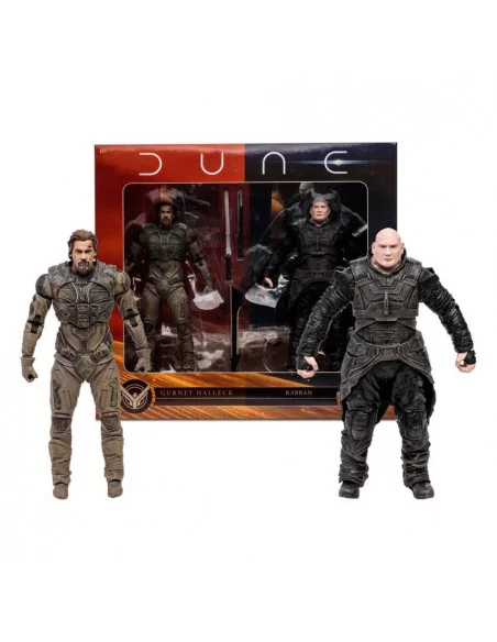 es::Dune: Parte dos Pack de 2 Figuras Gurney Halleck & Rabban 18 cm