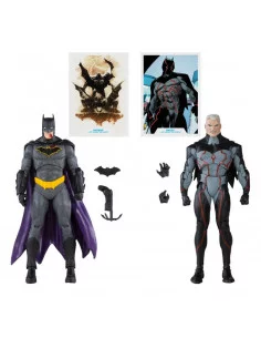 es::DC Collector Pack de 2 Figuras Omega (Unmasked) & Batman (Bloody)(Gold Label) 18 cm