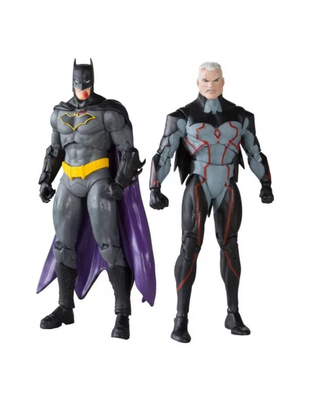 es::DC Collector Pack de 2 Figuras Omega (Unmasked) & Batman (Bloody)(Gold Label) 18 cm