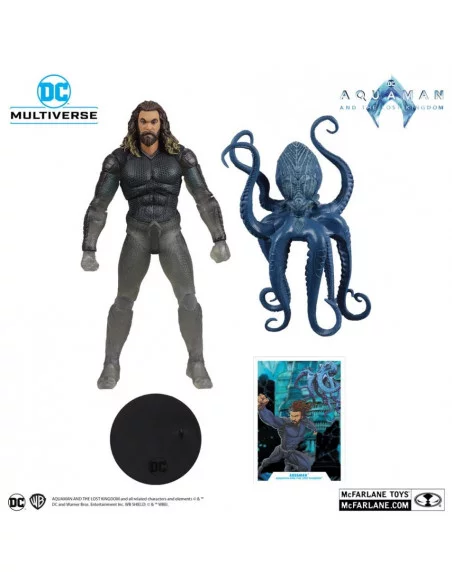 es::DC Multiverse Aquaman y el Reino Perdido Figura Aquaman (Stealth Suit with Topo) (Gold Label) 18 cm