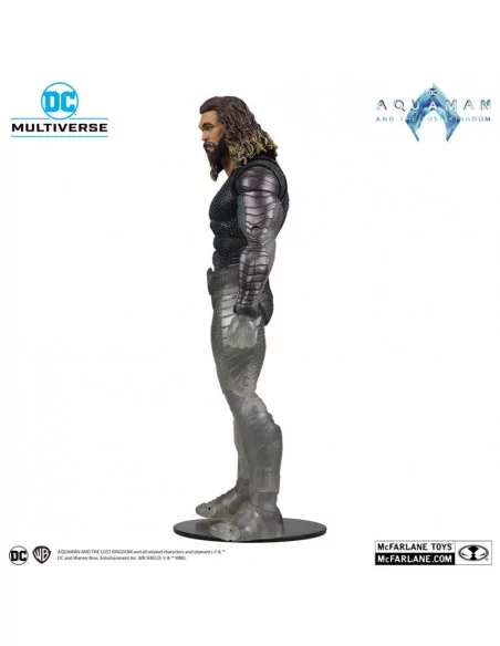 es::DC Multiverse Aquaman y el Reino Perdido Figura Aquaman (Stealth Suit with Topo) (Gold Label) 18 cm