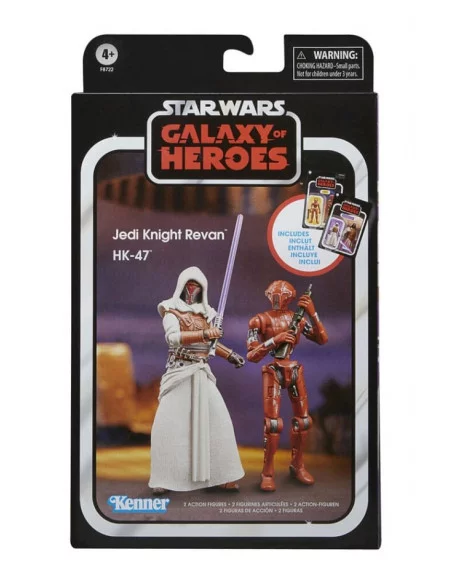 es::Star Wars Galaxy of Heroes Vintage Collection Pack de 2 Figuras Jedi Knight Revan & HK-47 10 cm