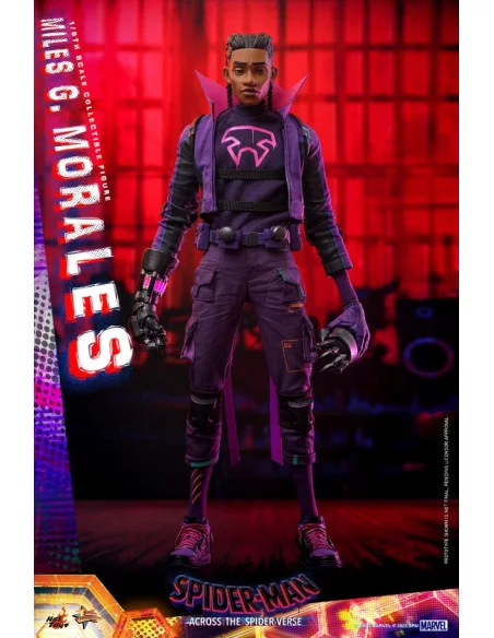 es::Spider-Man: Across the Spider-Verse Figura Movie Masterpiece 1/6 Miles G. Morales Hot Toys 29 cm