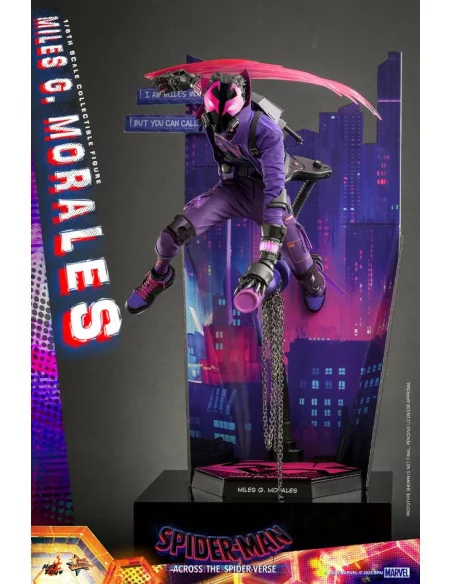 es::Spider-Man: Across the Spider-Verse Figura Movie Masterpiece 1/6 Miles G. Morales Hot Toys 29 cm