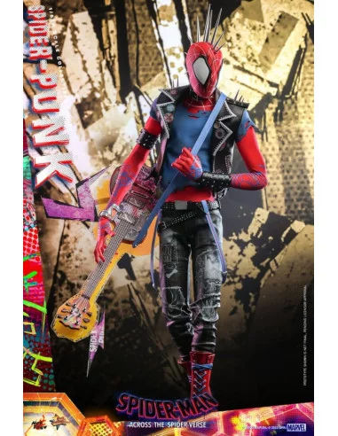 es::Spider-Man: Across the Spider-Verse Figura Movie Masterpiece 1/6 Miles Spider-Punk Hot Toys 32 cm
