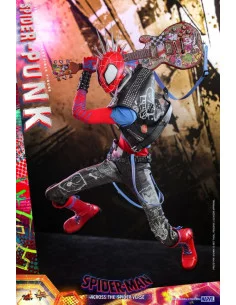 es::Spider-Man: Across the Spider-Verse Figura Movie Masterpiece 1/6 Miles Spider-Punk Hot Toys 32 cm 2