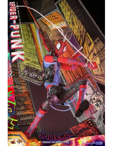 es::Spider-Man: Across the Spider-Verse Figura Movie Masterpiece 1/6 Miles Spider-Punk Hot Toys 32 cm