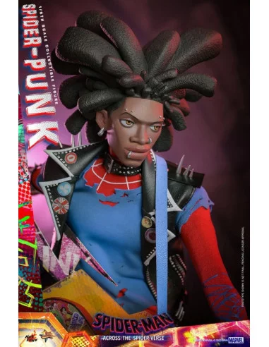 es::Spider-Man: Across the Spider-Verse Figura Movie Masterpiece 1/6 Miles Spider-Punk Hot Toys 32 cm