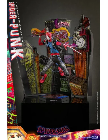 es::Spider-Man: Across the Spider-Verse Figura Movie Masterpiece 1/6 Miles Spider-Punk Hot Toys 32 cm
