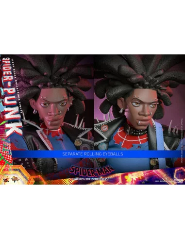 es::Spider-Man: Across the Spider-Verse Figura Movie Masterpiece 1/6 Miles Spider-Punk Hot Toys 32 cm