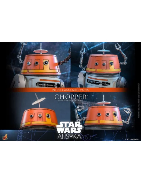 es::Star Wars Ahsoka Figura 1/6 Chopper Hot Toys 18 cm