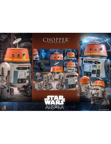 es::Star Wars Ahsoka Figura 1/6 Chopper Hot Toys 18 cm