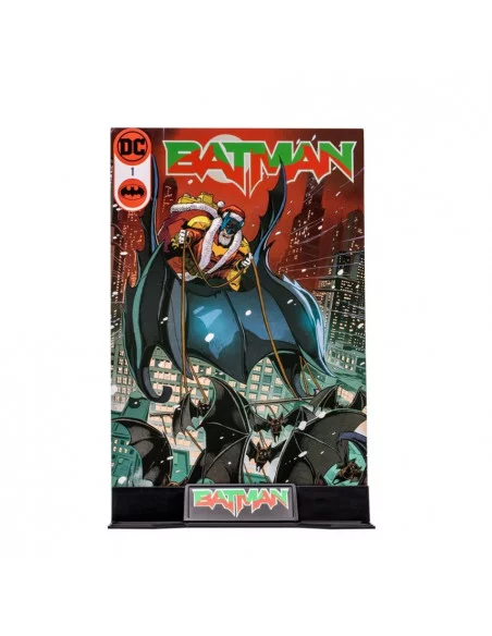 es::DC Multiverse Figura Bat Santa (Red Variant) (Gold Label) 18 cm