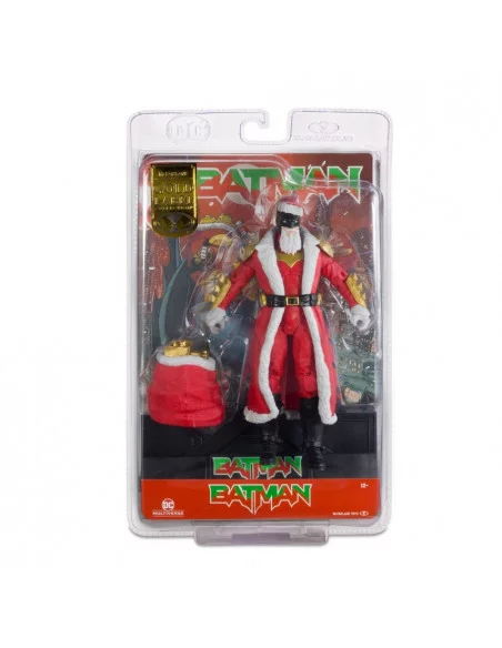 es::DC Multiverse Figura Bat Santa (Red Variant) (Gold Label) 18 cm