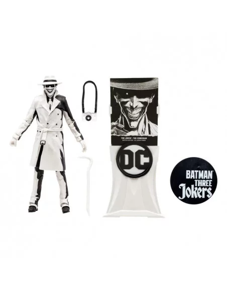 es::DC Multiverse Batman: Three Jokers Figura The Joker: The Comedian Sketch Edition (Gold Label) 18 cm