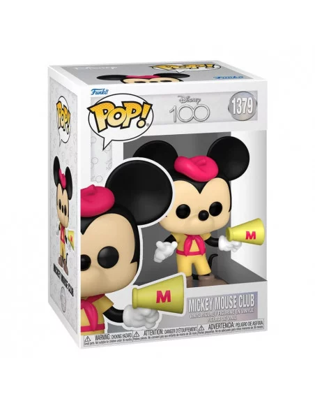 es::Disney's 100th Anniversary Funko POP! Mickey Mouse Club - Mickey 9 cm