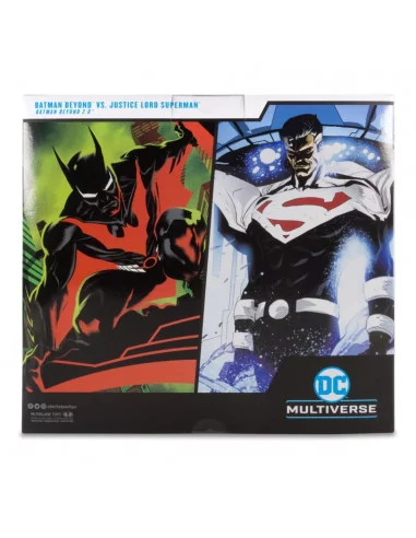 es::DC Multiverse Pack 2 Figuras Collector Batman Beyond Vs Justice Lord Superman 18 cm