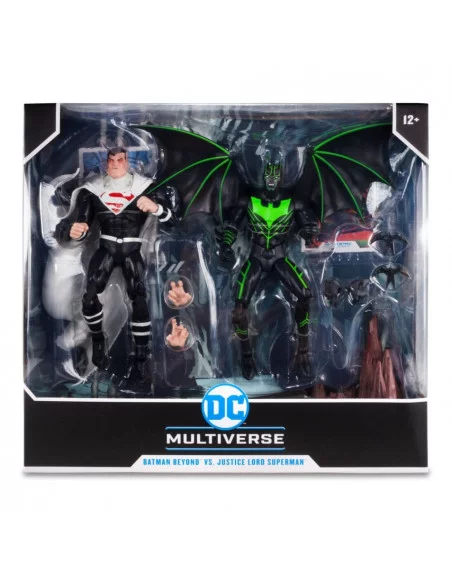 es::DC Multiverse Pack 2 Figuras Collector Batman Beyond Vs Justice Lord Superman 18 cm