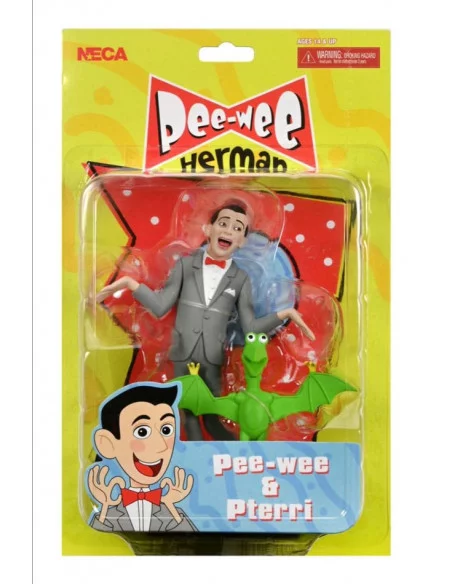es::Pee-Wee Herman Toony Classics Figure Pee-Wee & Pterri 13 cm