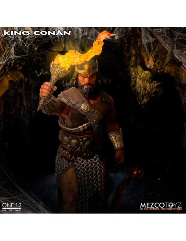 es::Conan el Bárbaro Figura 1/12 King Conan One:12 Collective Mezco