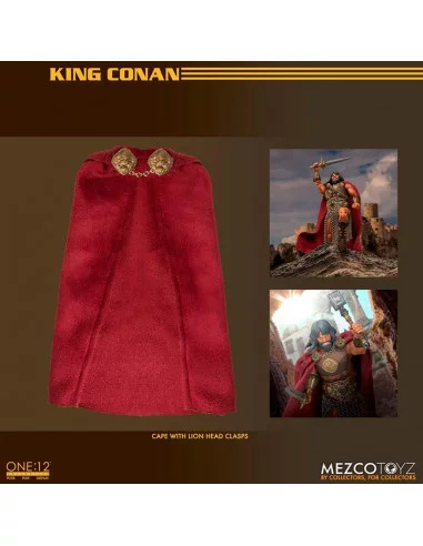es::Conan el Bárbaro Figura 1/12 King Conan One:12 Collective Mezco