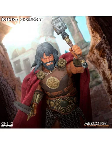 es::Conan el Bárbaro Figura 1/12 King Conan One:12 Collective Mezco