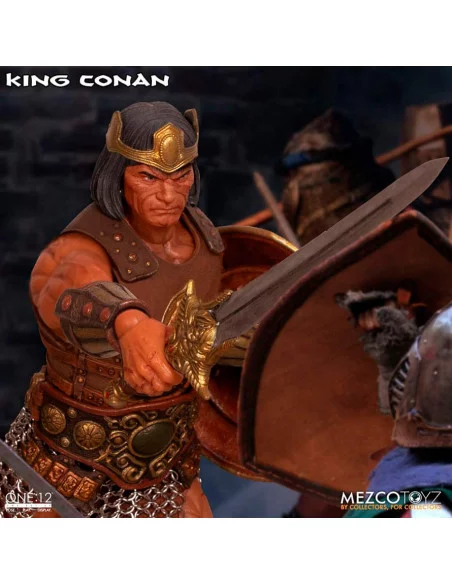 es::Conan el Bárbaro Figura 1/12 King Conan One:12 Collective Mezco