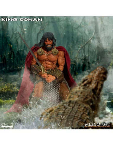 es::Conan el Bárbaro Figura 1/12 King Conan One:12 Collective Mezco