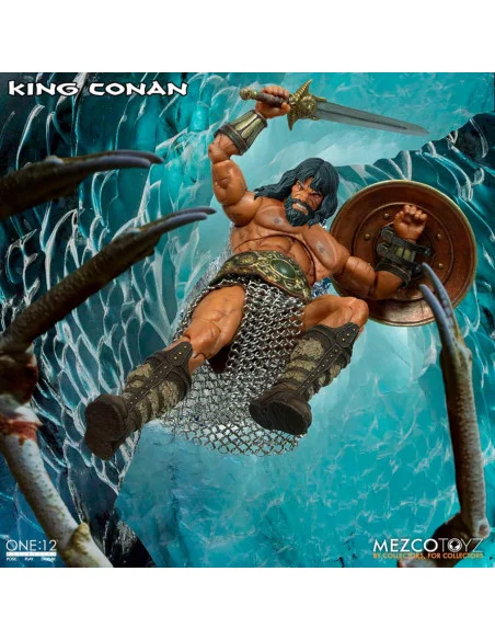 es::Conan el Bárbaro Figura 1/12 King Conan One:12 Collective Mezco