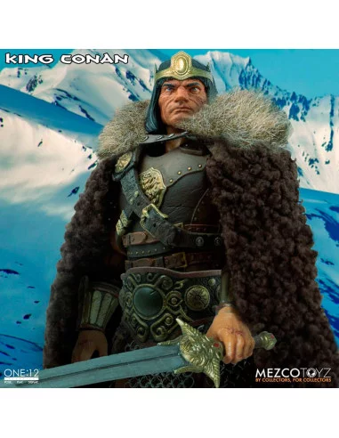 es::Conan el Bárbaro Figura 1/12 King Conan One:12 Collective Mezco