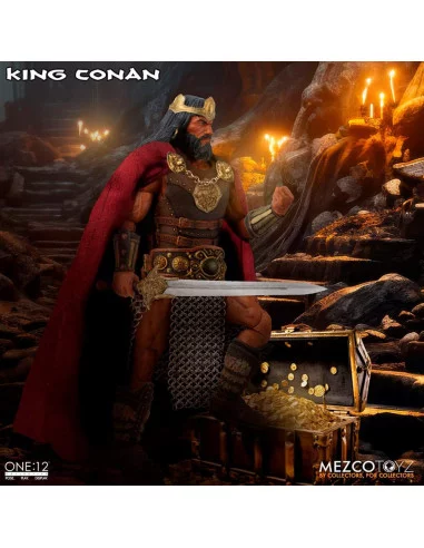 es::Conan el Bárbaro Figura 1/12 King Conan One:12 Collective Mezco