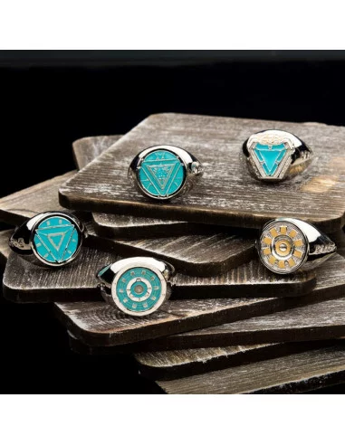 es::Stark Industries Arc Set de 5 anillos Reactor Marvel Iron Man