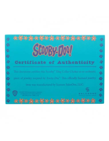 es::Scooby-Doo Collar choker azul con colgante
