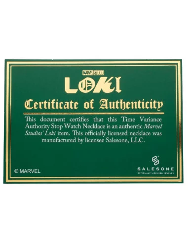 es::Marvel Colgante Reloj de la Autoridad Variación Temporal de Loki