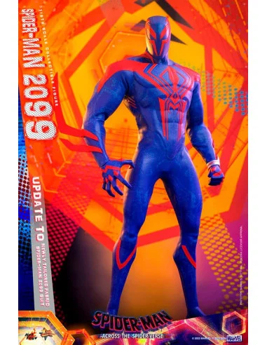 es::Spider-Man: Across the Spider-Verse Figura 1/6 Spider-Man 2099 Hot Toys 33 cm