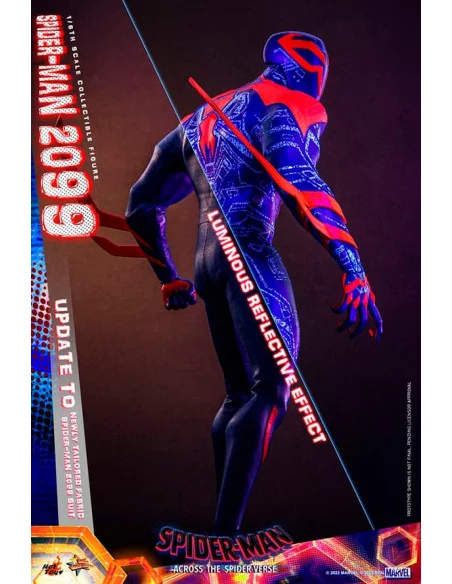 es::Spider-Man: Across the Spider-Verse Figura 1/6 Spider-Man 2099 Hot Toys 33 cm