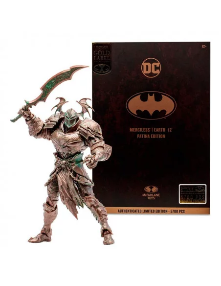 es::Figura Merciless (Earth-12) Patina Edition DC Multiverse Gold Label McFarlane Toys