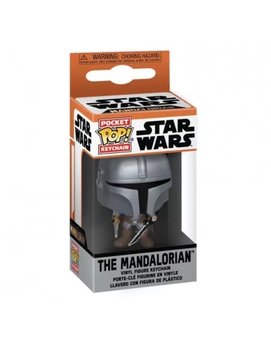es::Star Wars The Mandalorian Llavero Pocket POP! The Mandalorian 4 cm
