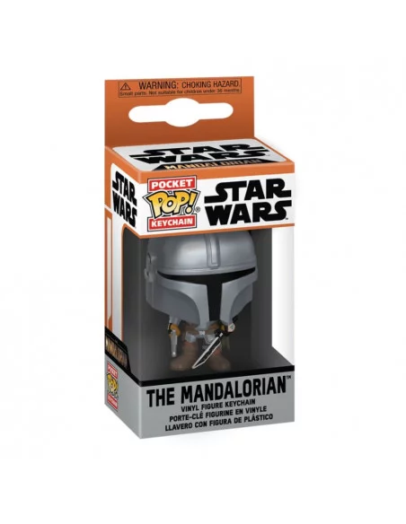 es::Star Wars The Mandalorian Llavero Pocket POP! The Mandalorian 4 cm