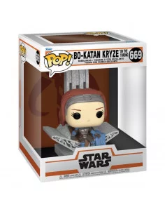 es::Star Wars The Mandalorian Funko POP! Deluxe Bo Katan w/Throne 9 cm 2