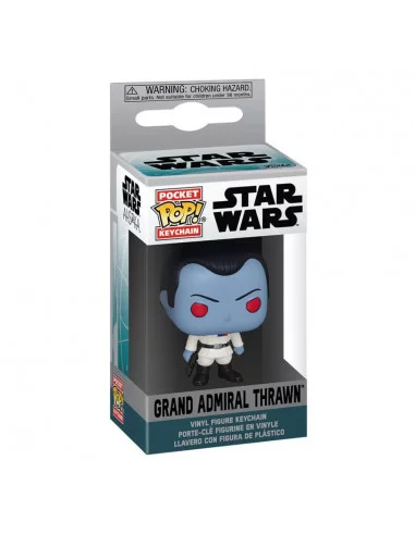 es::Star Wars Ahsoka Llavero Pocket POP! Grand Admiral Thrawn 4 cm