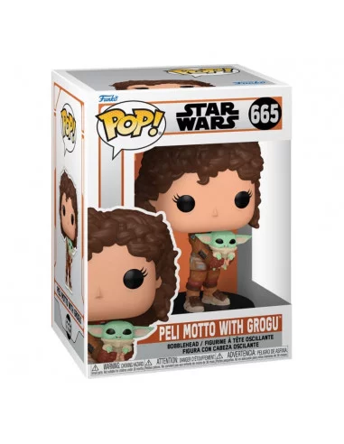 es::Star Wars The Mandalorian Funko POP! Peli Motto W/Grogu 9 cm