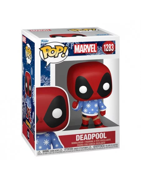 es::Marvel Holiday Figura Funko POP! Deadpool 9 cm