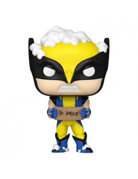 es::Marvel Holiday Figura Funko POP! Wolverine w/ Sign 9 cm