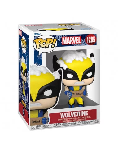es::Marvel Holiday Figura Funko POP! Wolverine w/ Sign 9 cm
