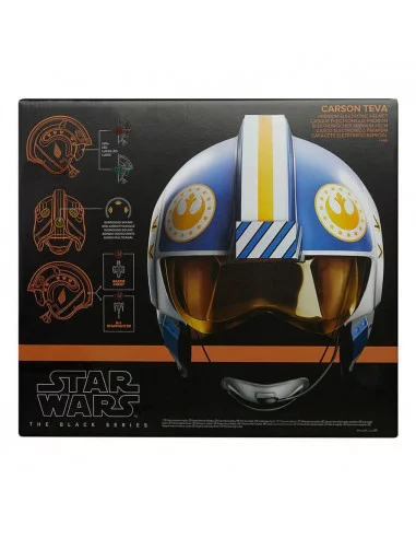 es::Casco Carson Teva Star Wars The Mandalorian Black Series tamaño real