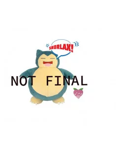 es::Pokémon Peluche con sonido Snooze Action Snorlax 25 cm (Edición Inglés)