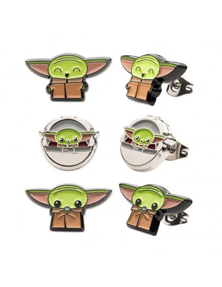 es::Star Wars Set pendientes Grogu Chibi